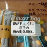 親のほうがドキドキ。息子の初の海外研修。